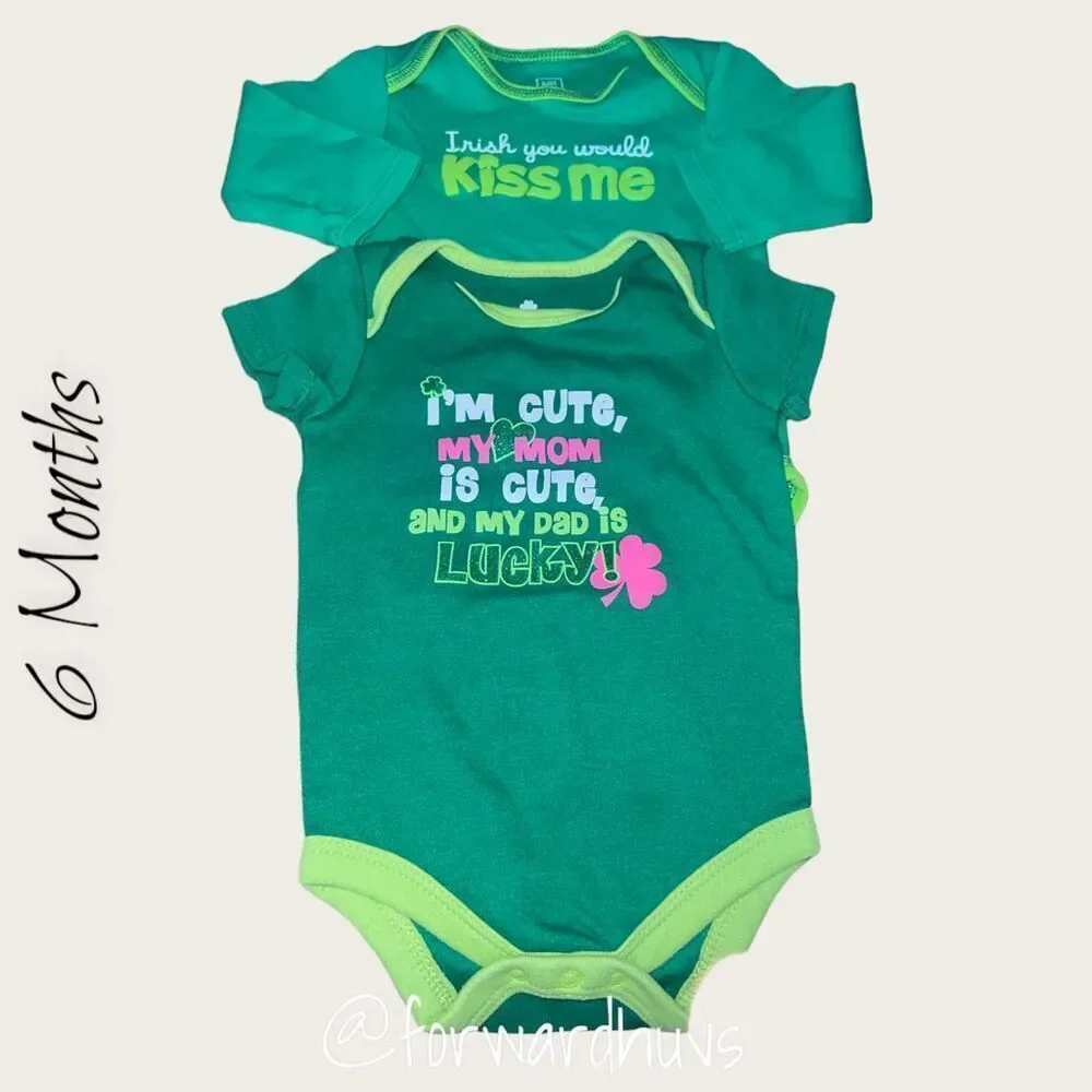 Bundle Sale 3 for $15 | 6/9 Month Irish - St. Paddy’s Fun - Carter’s & Unbranded